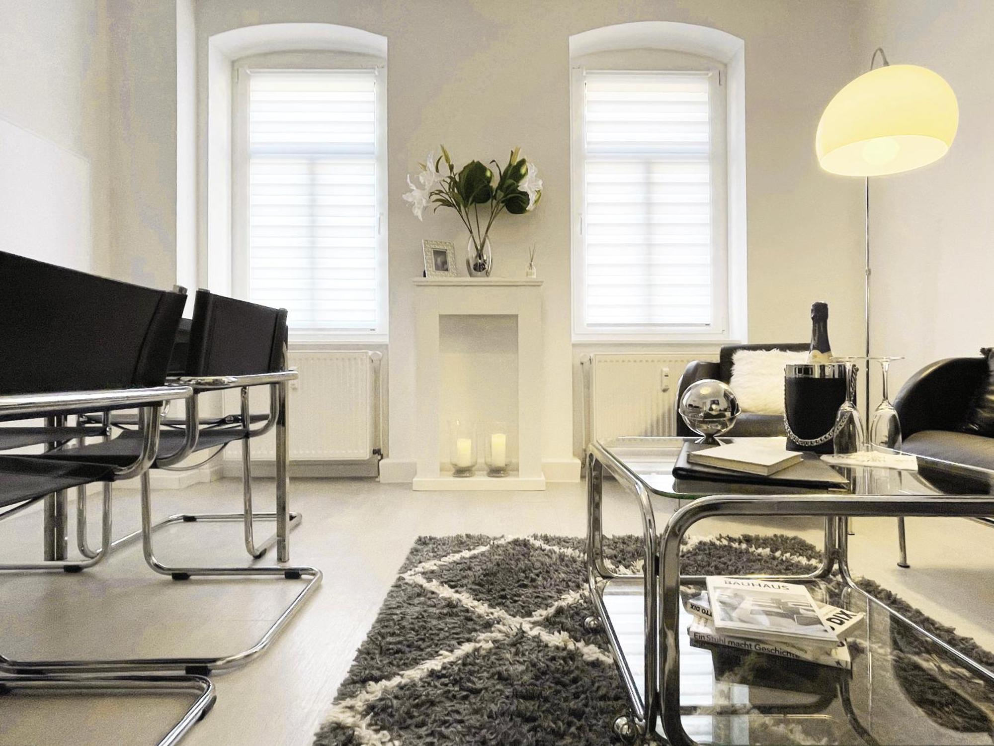 Bauhaus Design-Luxus Apartment, 20Er Jahre Stil, Garten Γκέρα Εξωτερικό φωτογραφία